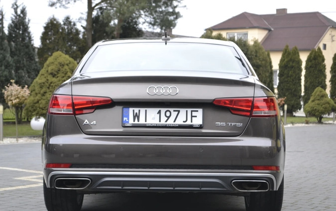 Audi A4 cena 95900 przebieg: 35000, rok produkcji 2019 z Siewierz małe 781